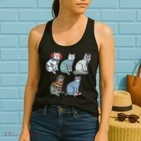 Horror Movie Cats Women's Tank Top thumb 2