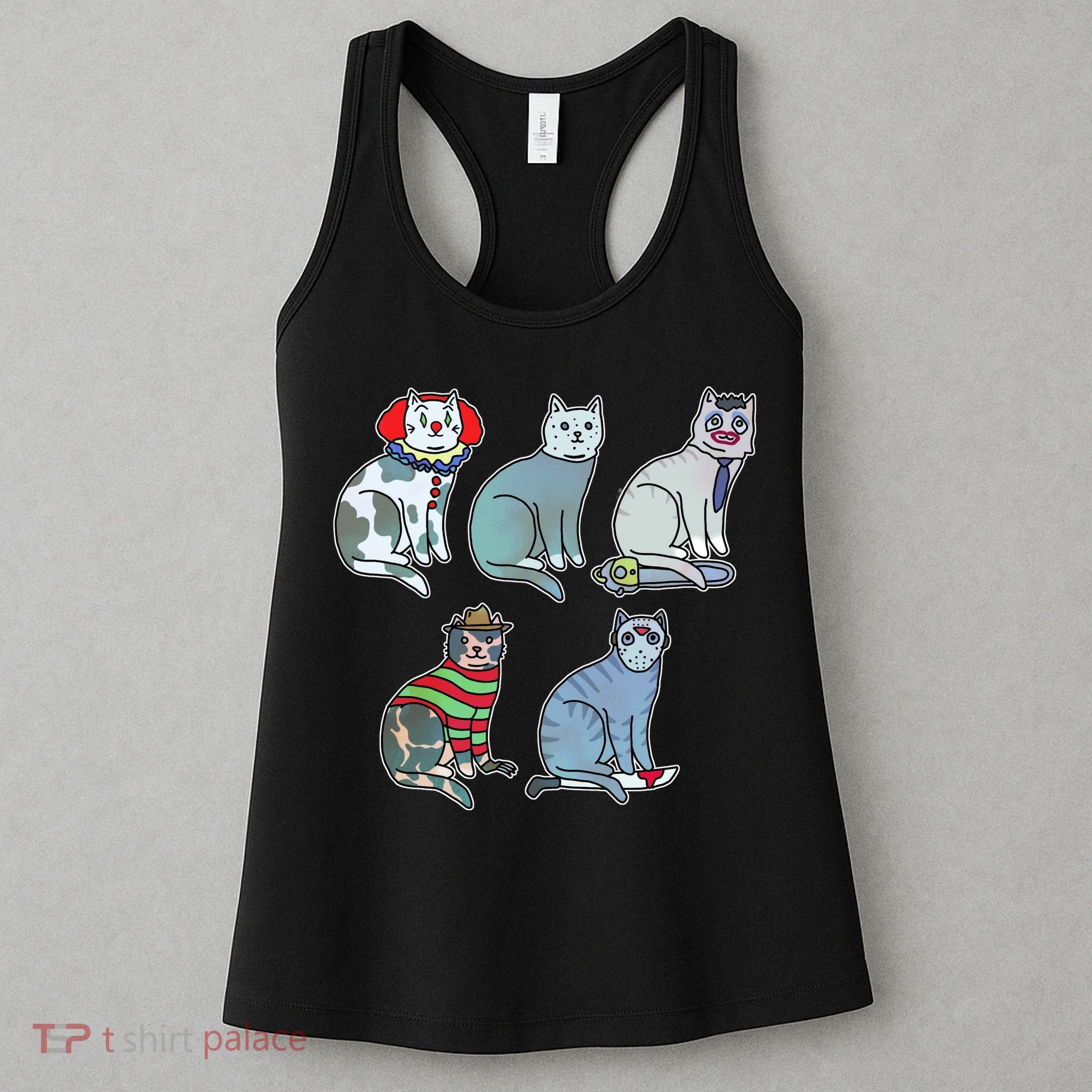 Horror Movie Cats Women's Tank Top