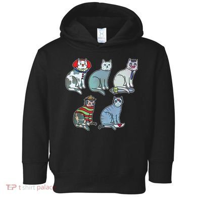 Horror Movie Cats Toddler Hoodie