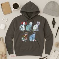 Horror Movie Cats Hoodie thumb 3
