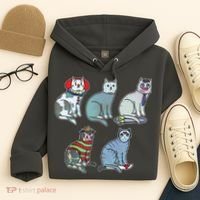 Horror Movie Cats Hoodie thumb 4