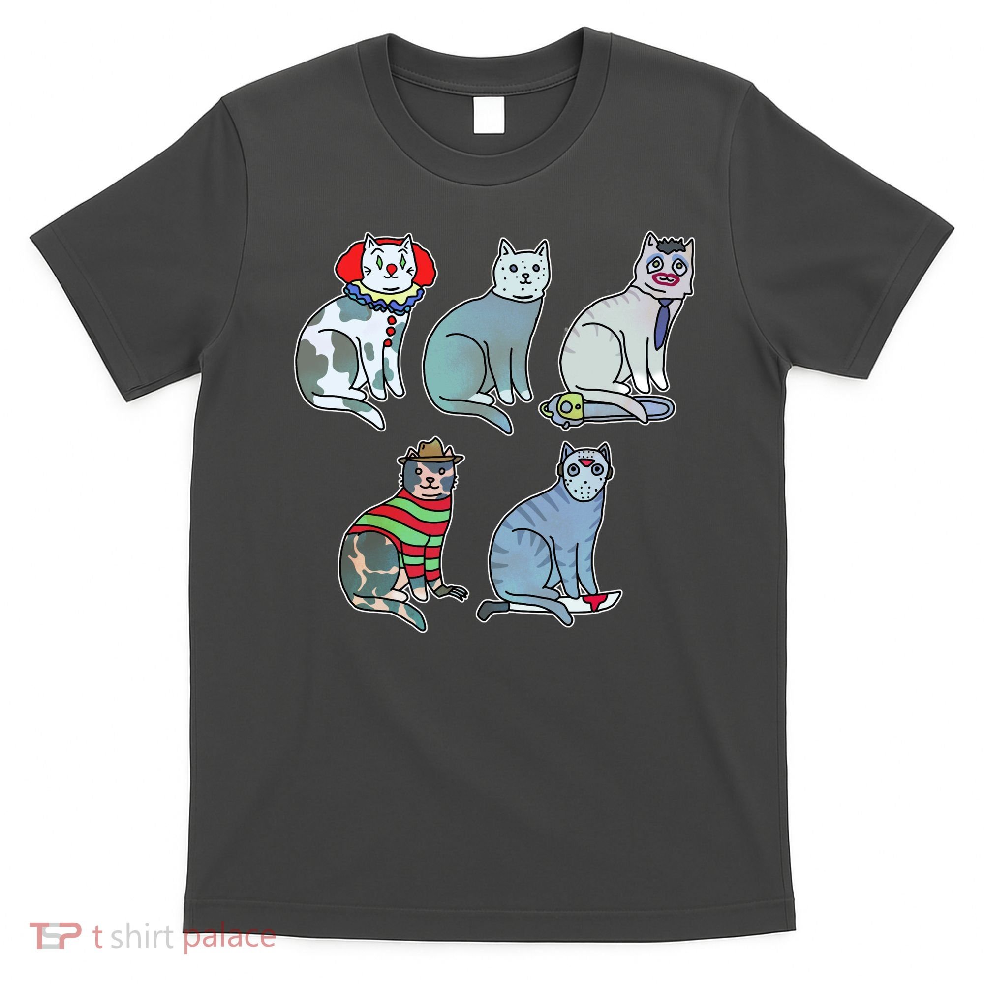 Horror Movie Cats T-Shirt