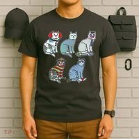 Horror Movie Cats T-Shirt thumb 6