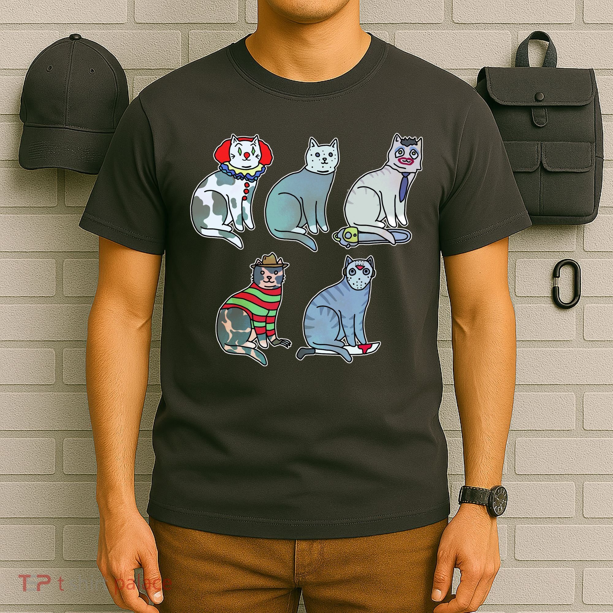 Horror Movie Cats T-Shirt