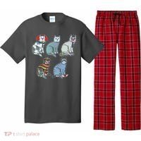 Horror Movie Cats Pajama Set thumb 0