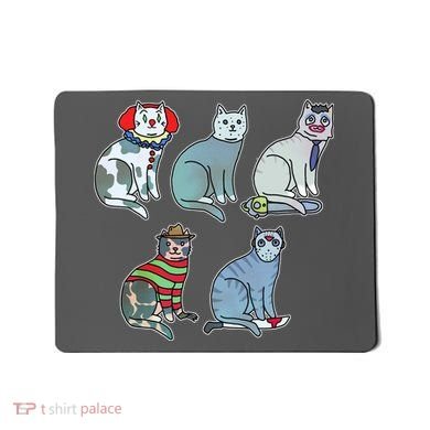 Horror Movie Cats Mousepad