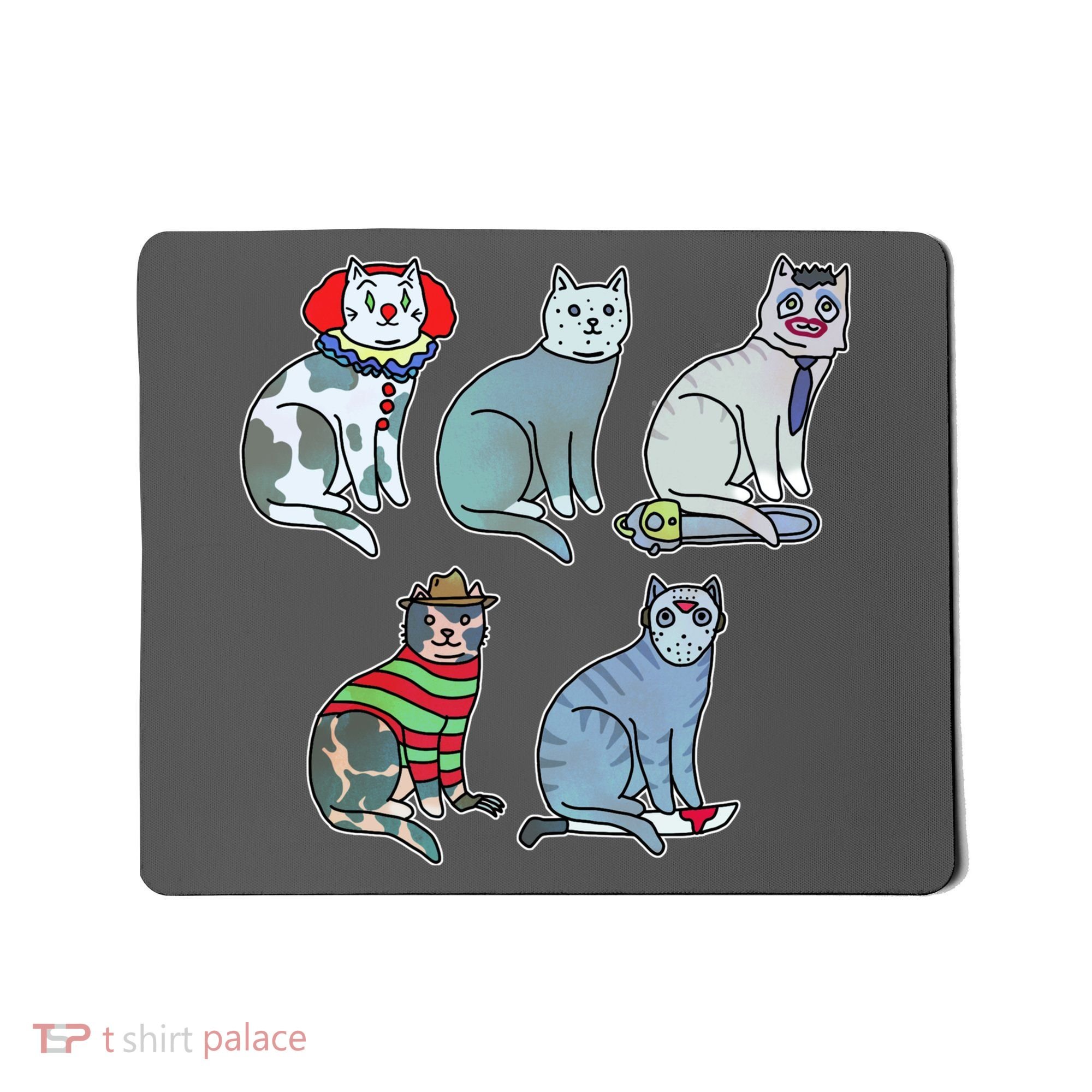 Horror Movie Cats Mousepad