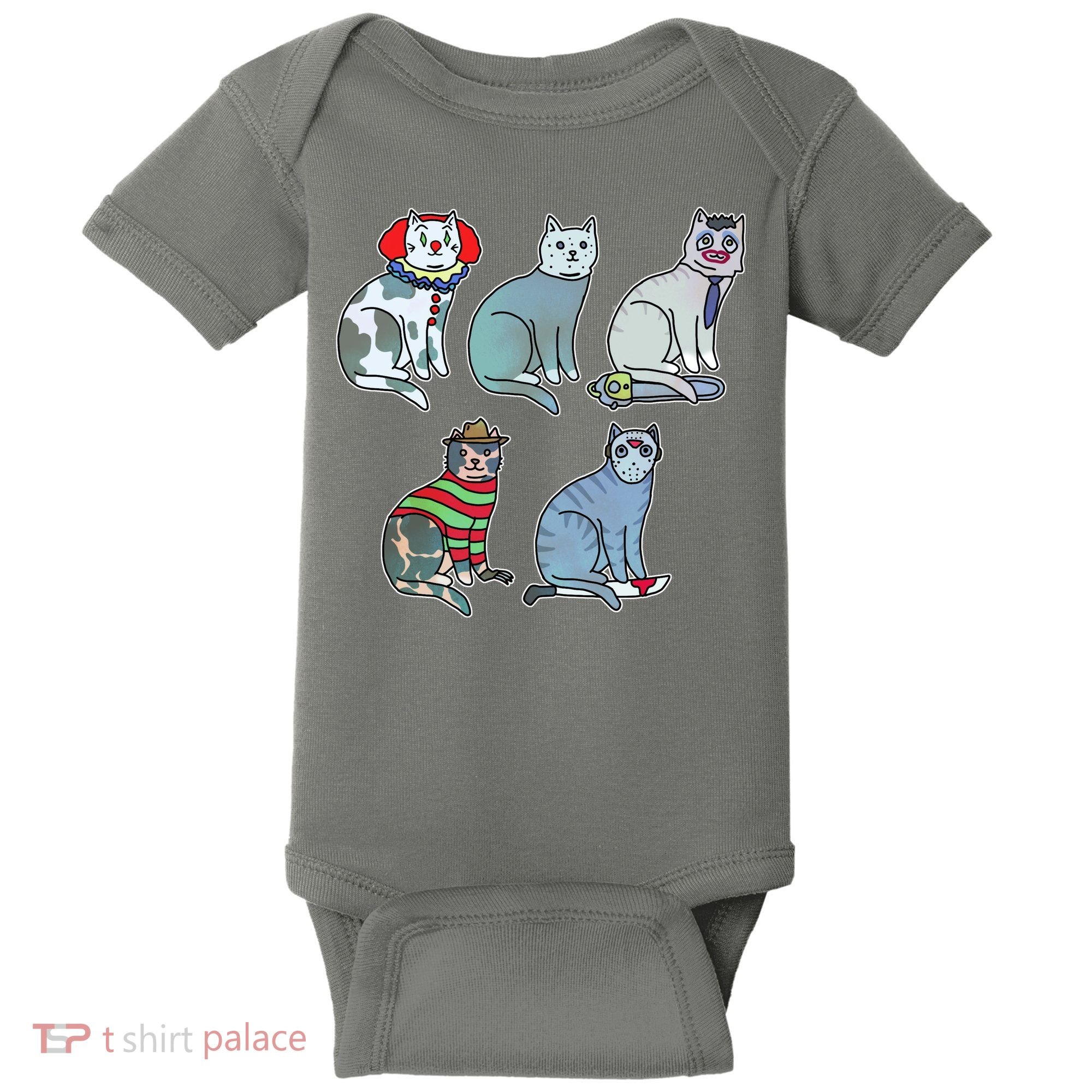 Horror Movie Cats Baby Bodysuit