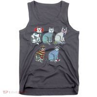 Horror Movie Cats Tank Top thumb 0