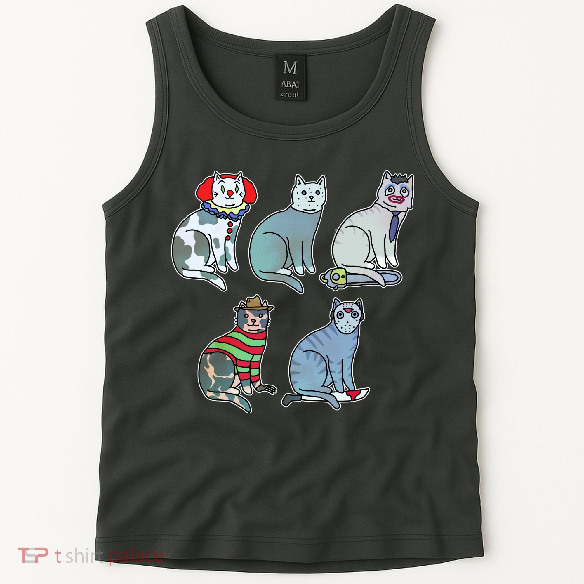 Horror Movie Cats Tank Top