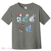 Horror Movie Cats Toddler T-Shirt thumb 0