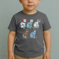 Horror Movie Cats Toddler T-Shirt thumb 2