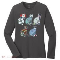 Horror Movie Cats Women's Long Sleeve Shirt thumb 0