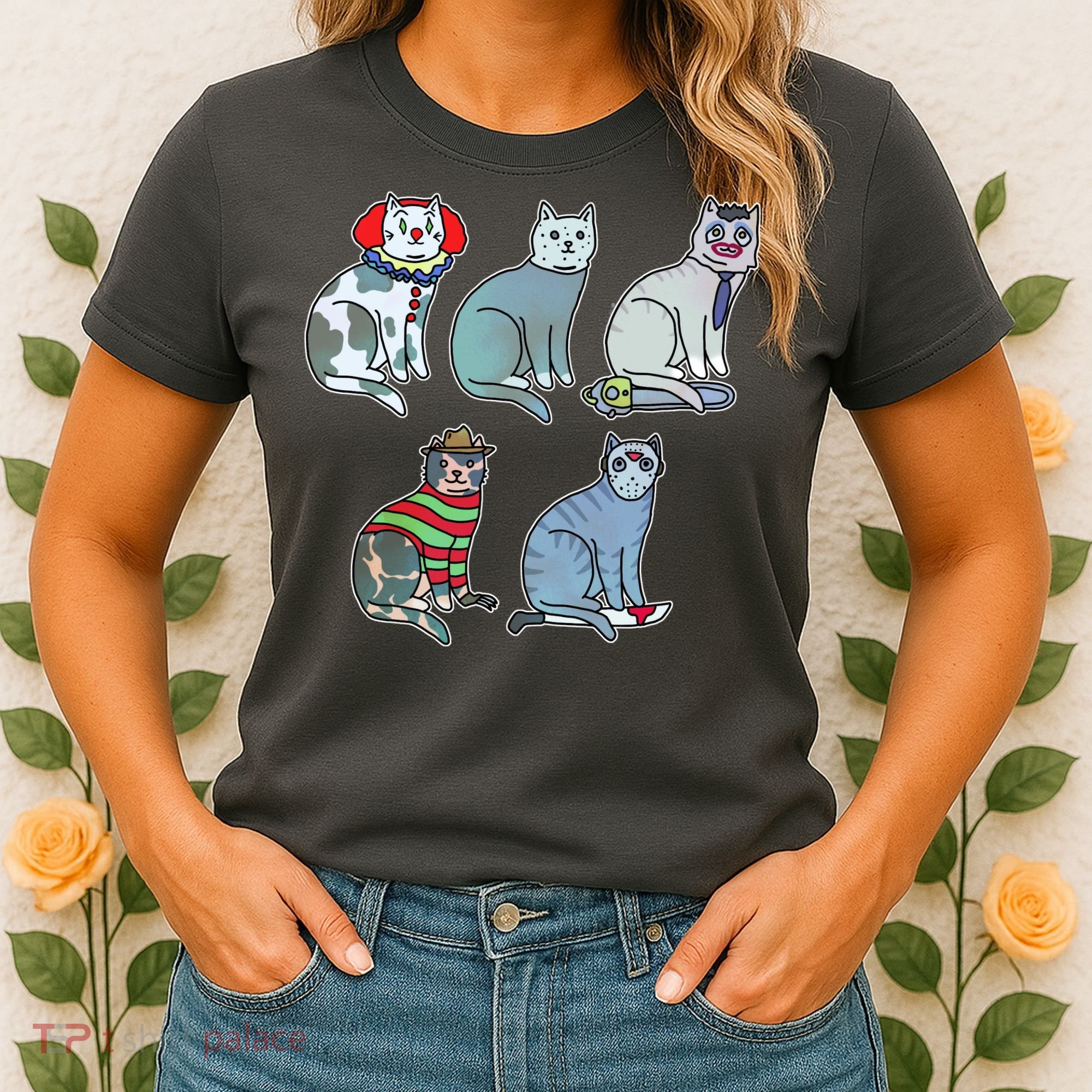 Horror Movie Cats Women's T-Shirt