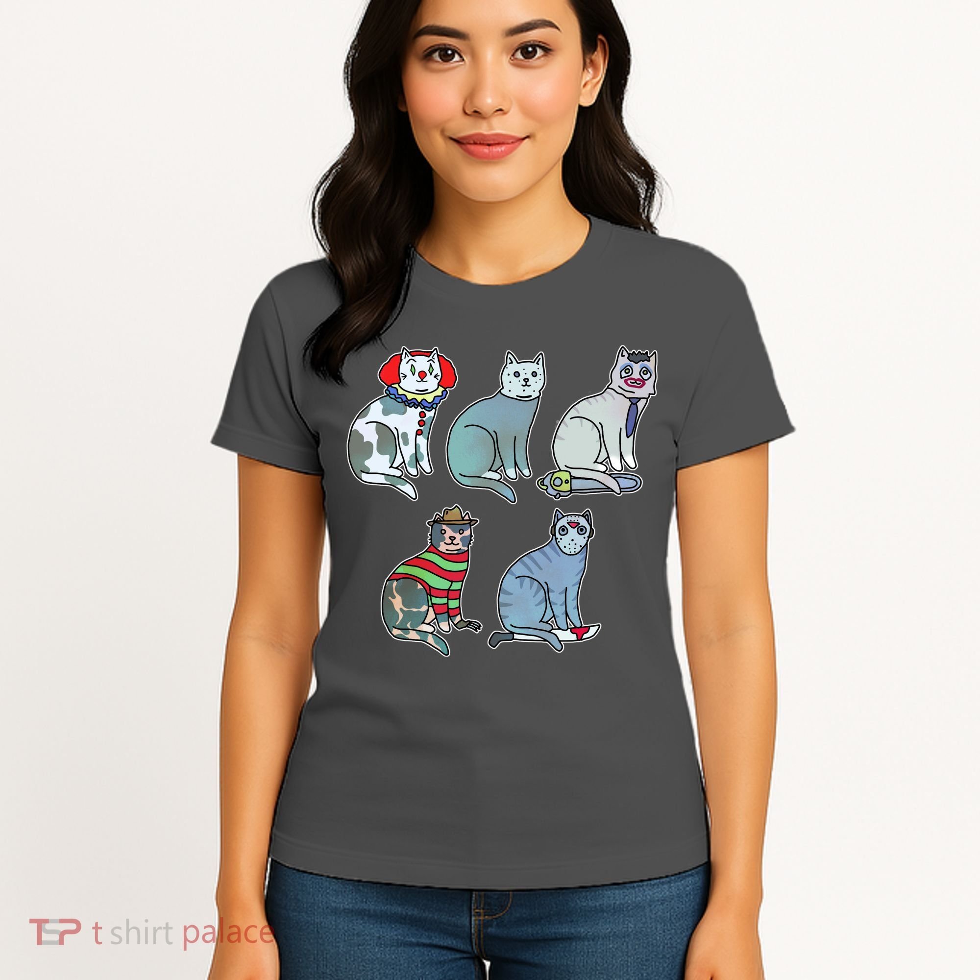 Horror Movie Cats Women's T-Shirt