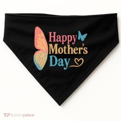 Happy Mother's Day USA-Made Doggie Bandana