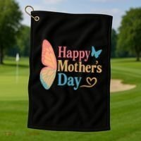 Happy Mother's Day Golf Towel thumb 1
