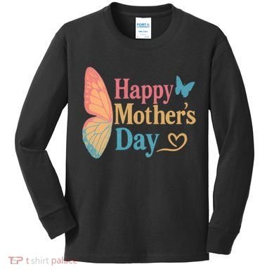 Happy Mother's Day Kids Long Sleeve Shirt