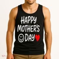 Happy Mothers Day For Baby Saying For Mom Tank Top thumb 3