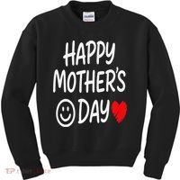 Happy Mothers Day For Baby Saying For Mom Kids Sweatshirt thumb 0