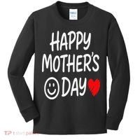 Happy Mothers Day For Baby Saying For Mom Kids Long Sleeve Shirt thumb 0