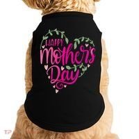 Happy Mother's Day Heart Flower Doggie Tank thumb 0