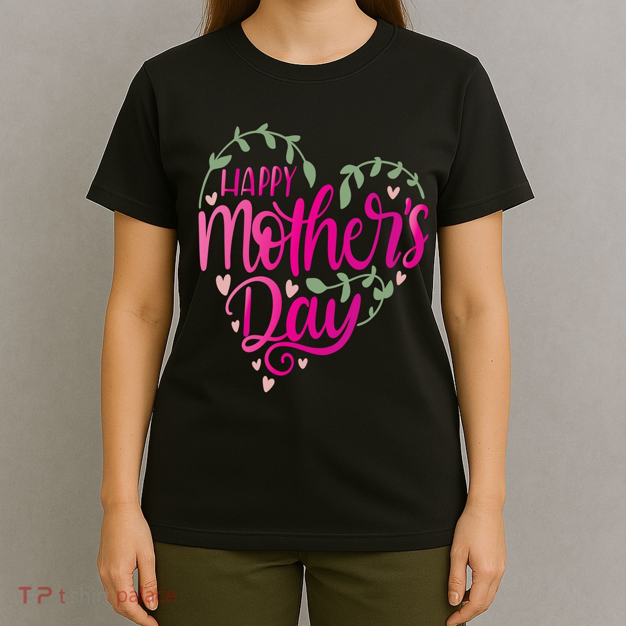 Happy Mother's Day Heart Flower T-Shirt