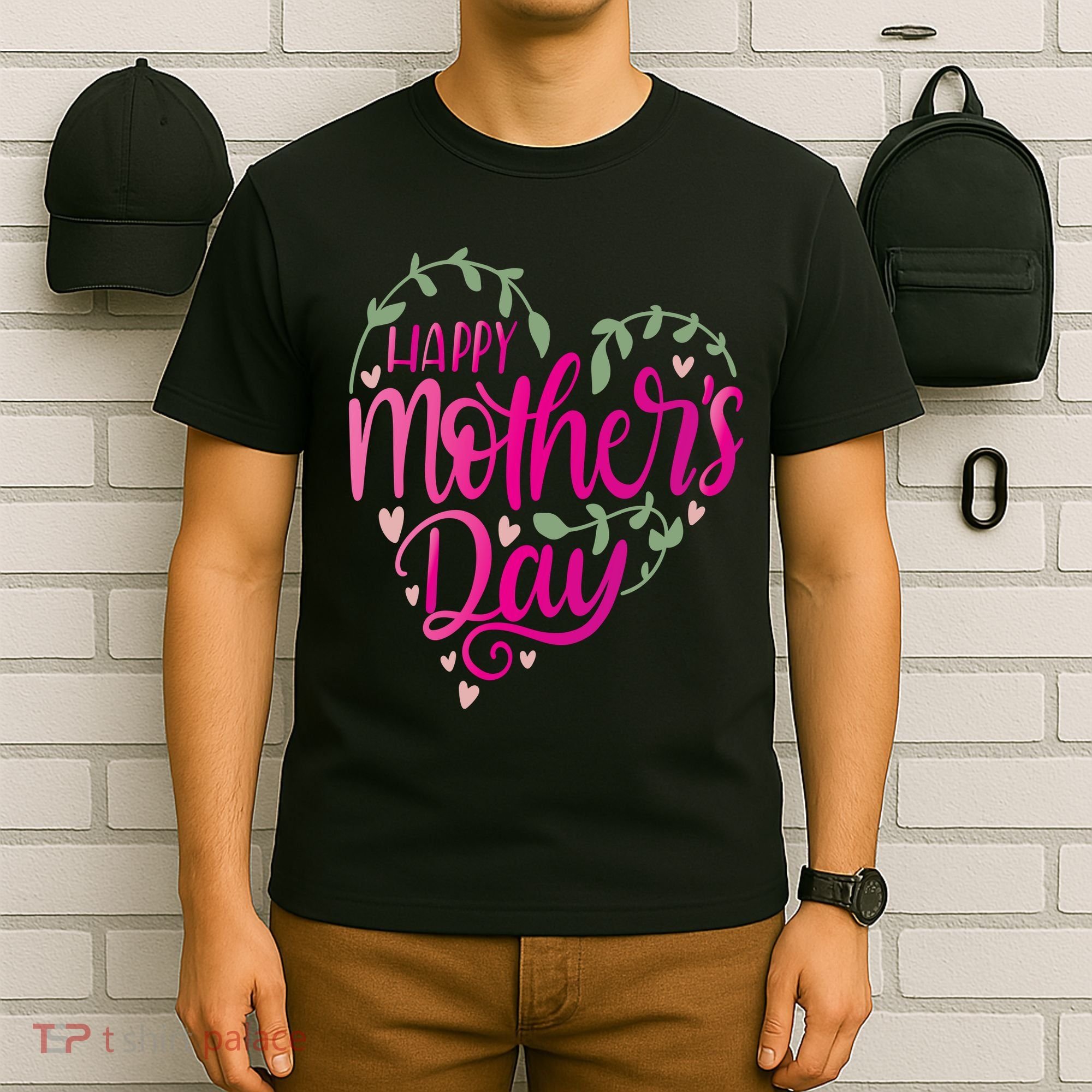 Happy Mother's Day Heart Flower T-Shirt