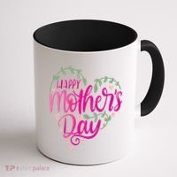 Happy Mother's Day Heart Flower Coffee Mug thumb 1