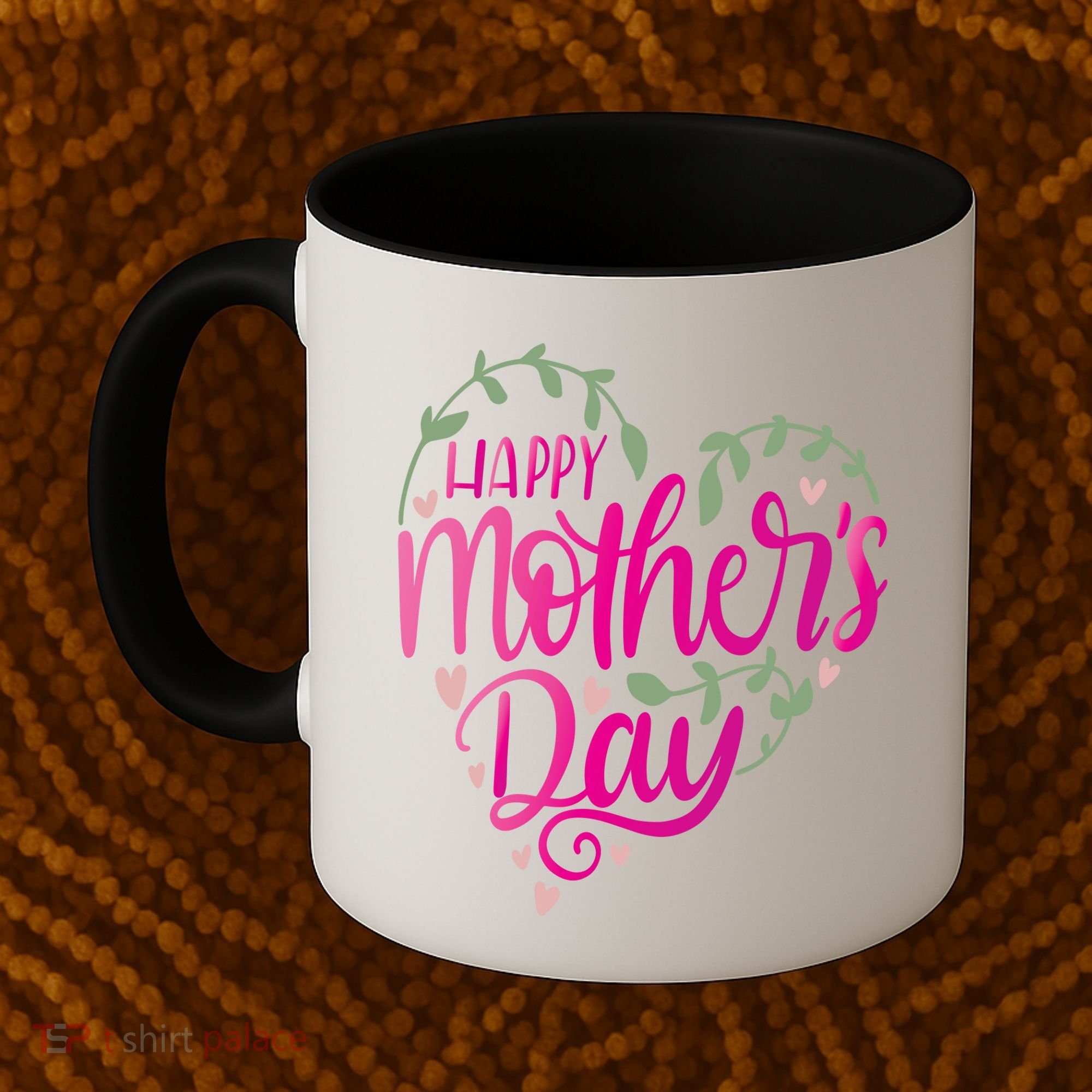Happy Mother's Day Heart Flower Coffee Mug