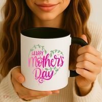 Happy Mother's Day Heart Flower Coffee Mug thumb 3