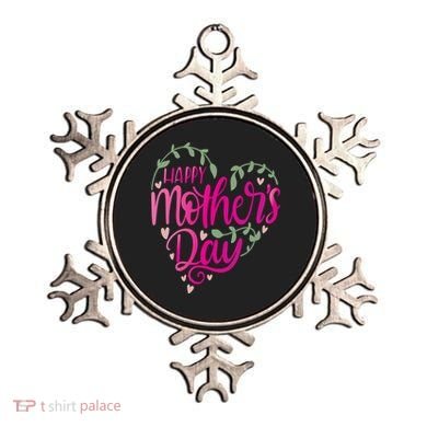 Happy Mother's Day Heart Flower Ornament