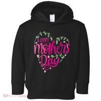 Happy Mother's Day Heart Flower Toddler Hoodie thumb 0