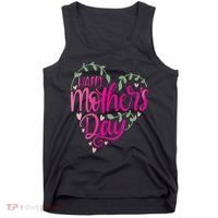 Happy Mother's Day Heart Flower Tank Top thumb 0