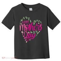Happy Mother's Day Heart Flower Toddler T-Shirt thumb 0