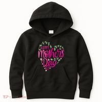Happy Mother's Day Heart Flower Kids Hoodie thumb 0