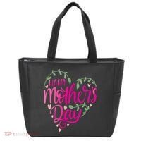 Happy Mother's Day Heart Flower Tote Bag thumb 0