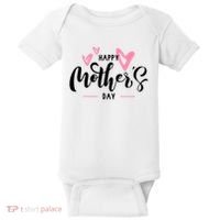 Happy Mothers Day Cute Baby Bodysuit thumb 0