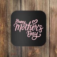 Happy Mothers Day Heart Cute Gift Coaster thumb 0