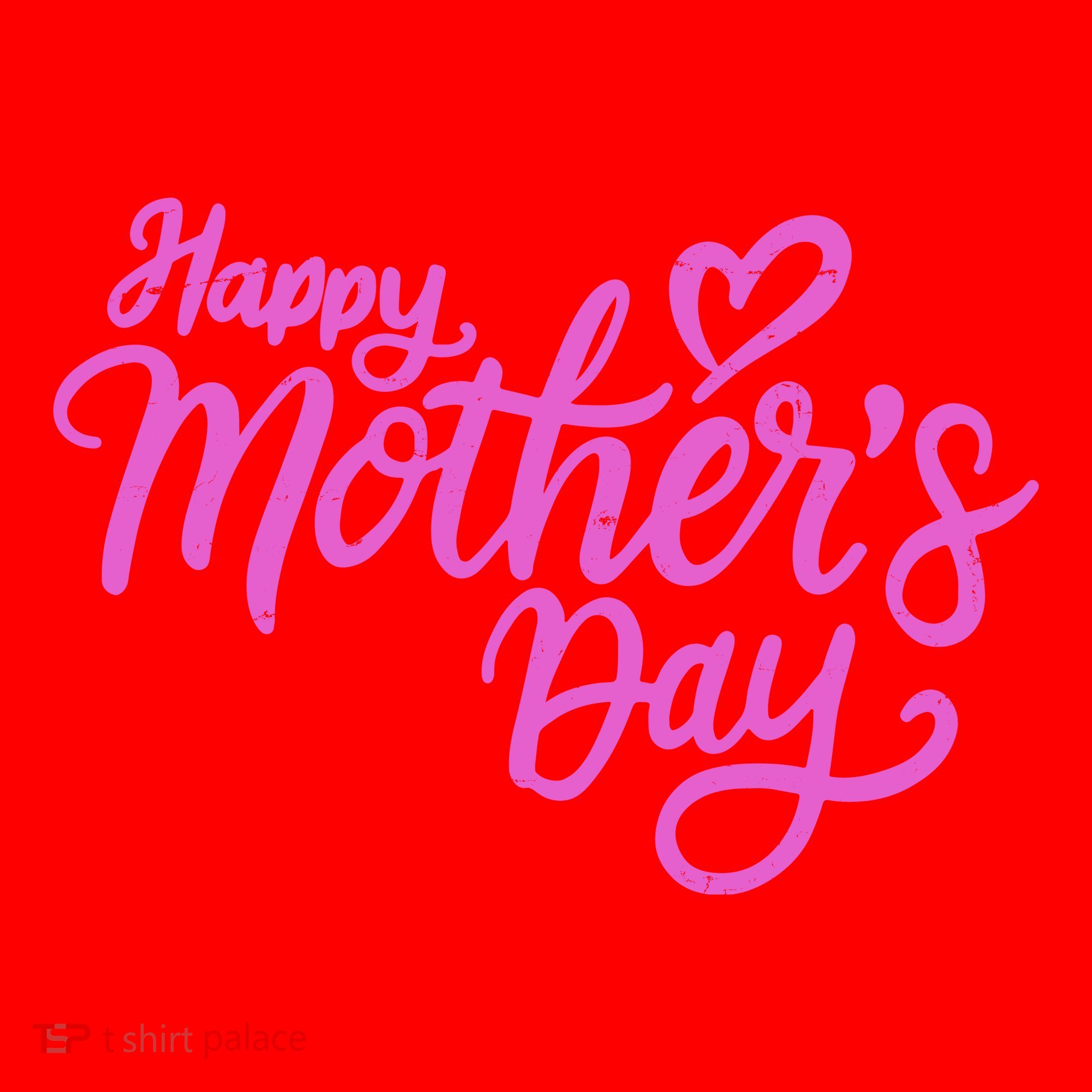 Happy Mothers Day Heart Cute Gift Santa Hat