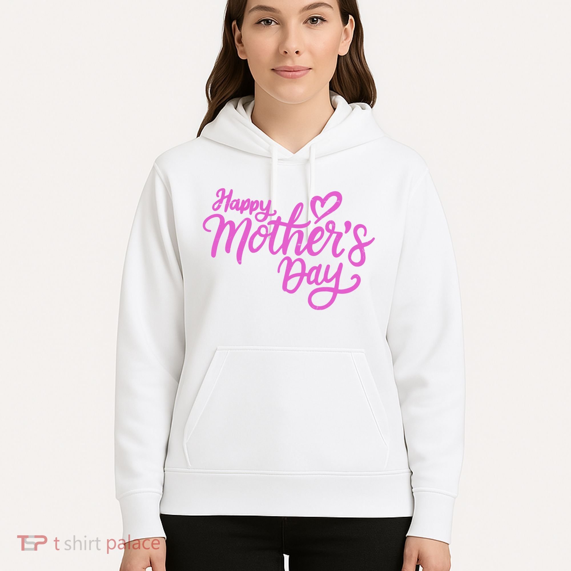 Happy Mothers Day Heart Cute Gift Hoodie