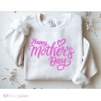 Happy Mothers Day Heart Cute Gift Sweatshirt thumb 2
