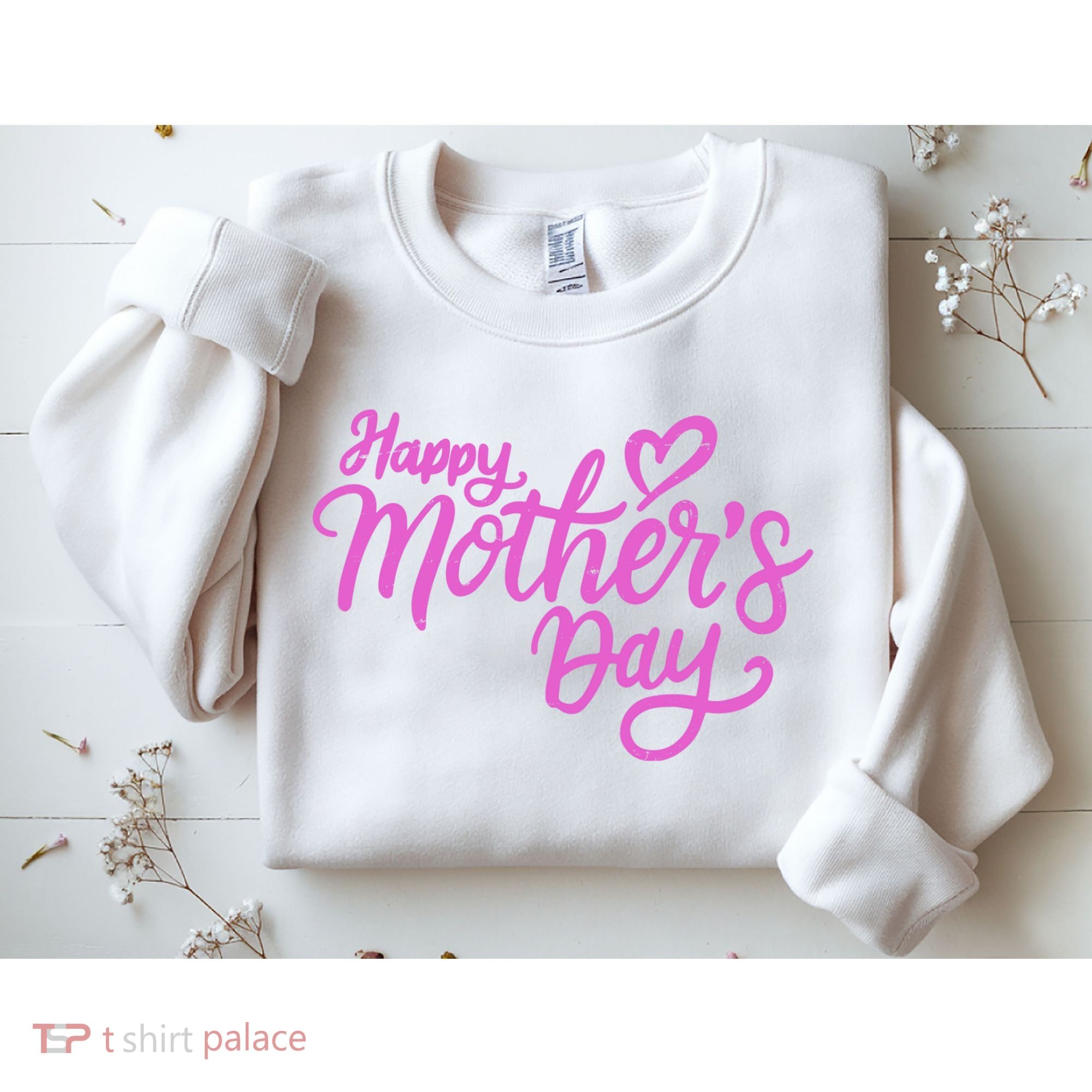 Happy Mothers Day Heart Cute Gift Sweatshirt