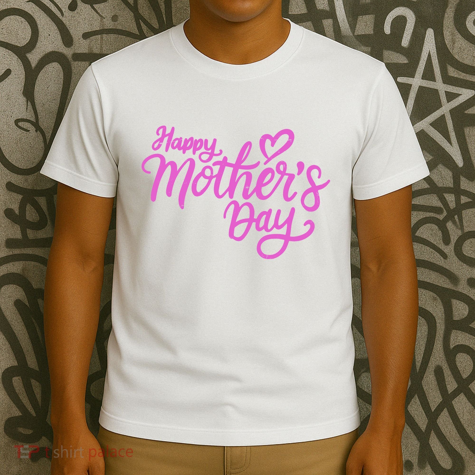 Happy Mothers Day Heart Cute Gift T-Shirt