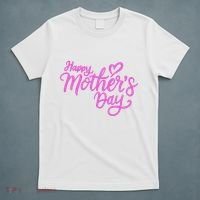 Happy Mothers Day Heart Cute Gift T-Shirt thumb 5