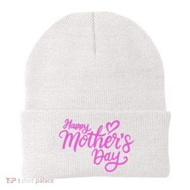 Happy Mothers Day Heart Cute Gift Beanie