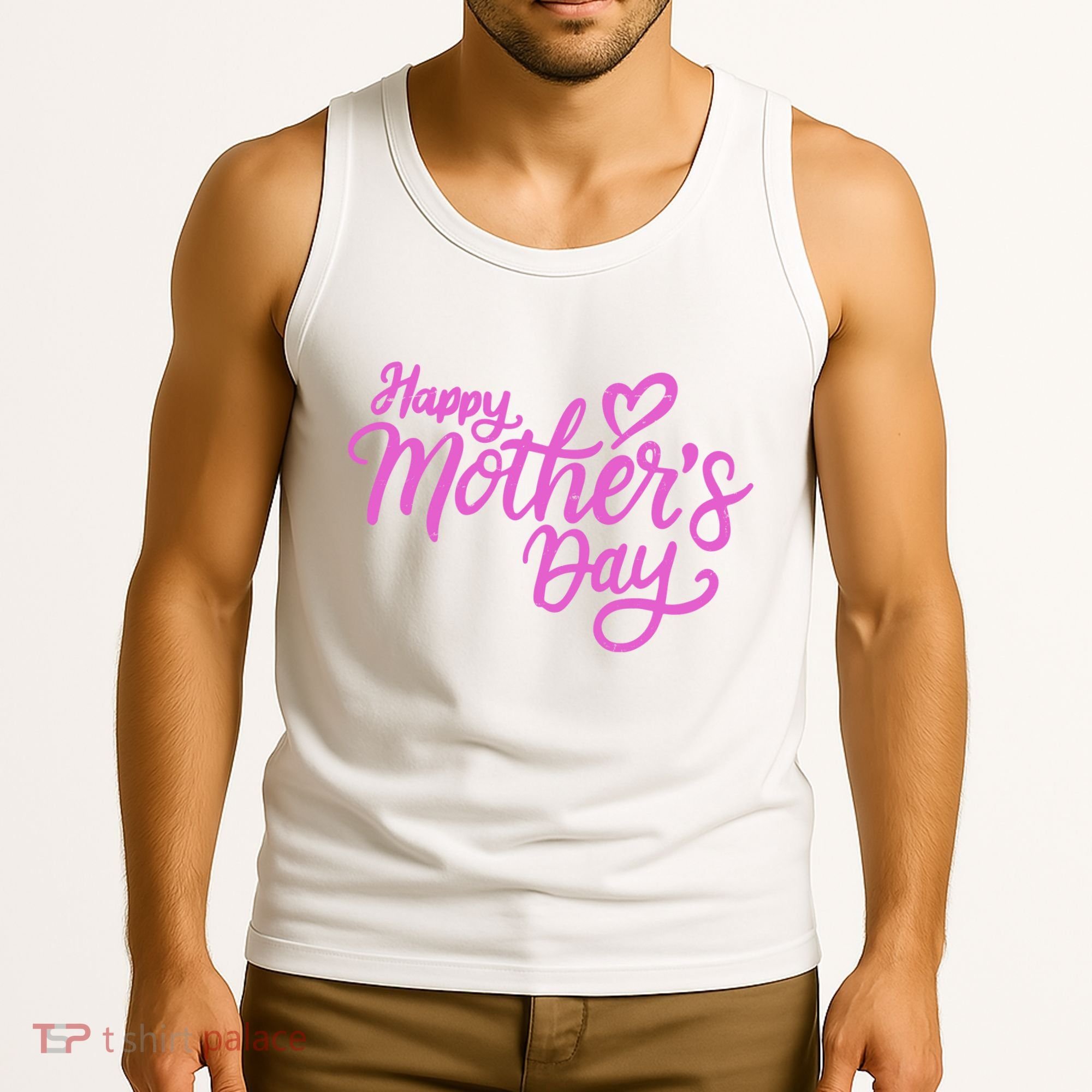 Happy Mothers Day Heart Cute Gift Tank Top
