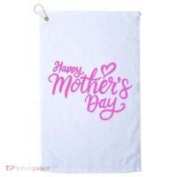 Happy Mothers Day Heart Cute Gift Golf Towel thumb 0