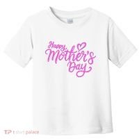 Happy Mothers Day Heart Cute Gift Toddler T-Shirt thumb 0