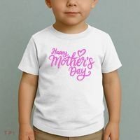 Happy Mothers Day Heart Cute Gift Toddler T-Shirt thumb 2